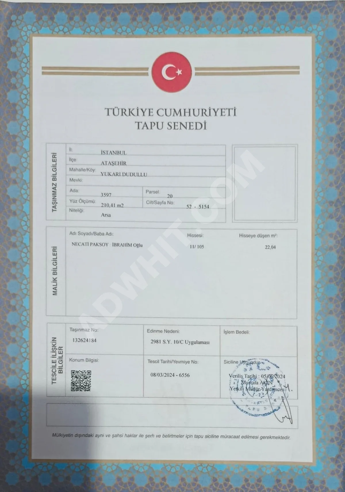 Appartement 2+1 à vendre dans le quartier Mimar Sinan d'ATAŞEHİR image 8