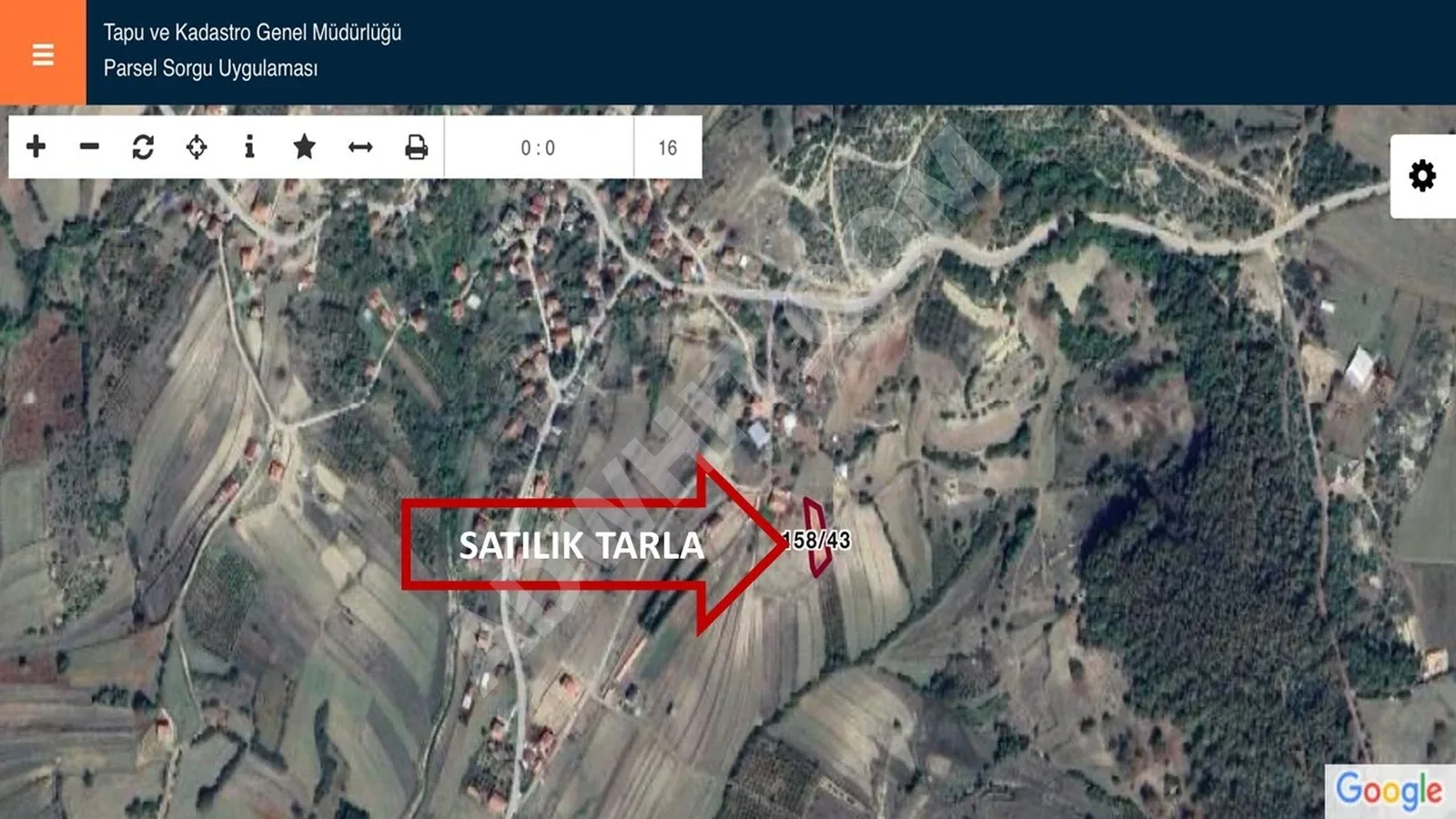 KOCAELİ KANDIRA AKINCIDA SATILIK TARLA görsel 1