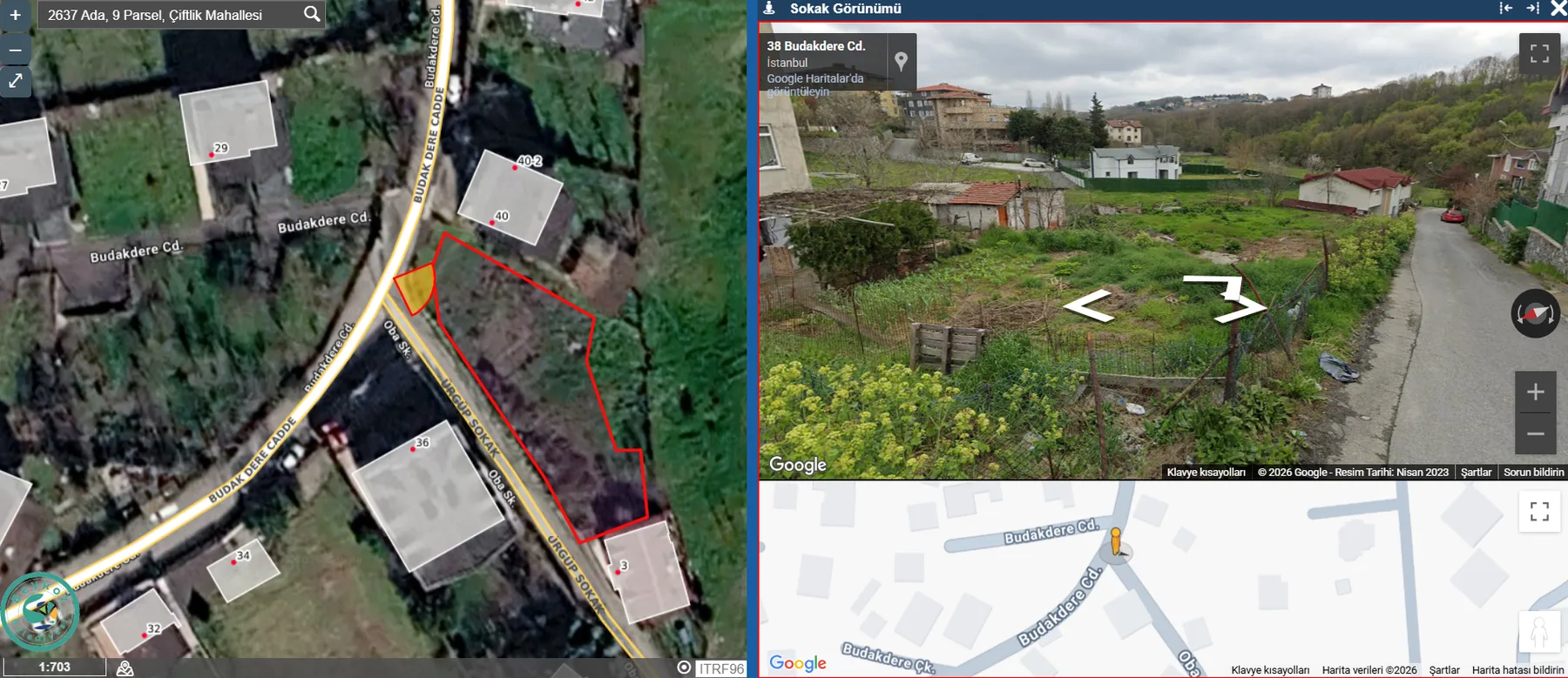 BEYKOZ ÇİFTLİK’TE 625 m² MÜSTAKİL PARSEL VİLLA İMARLI görsel 13