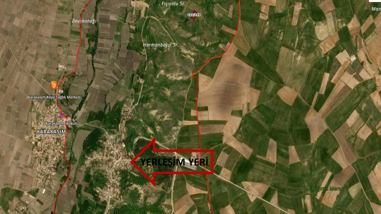 EDİRNE MERKEZ ORHANİYE KÖYÜ SATILIK TARLA görsel 3